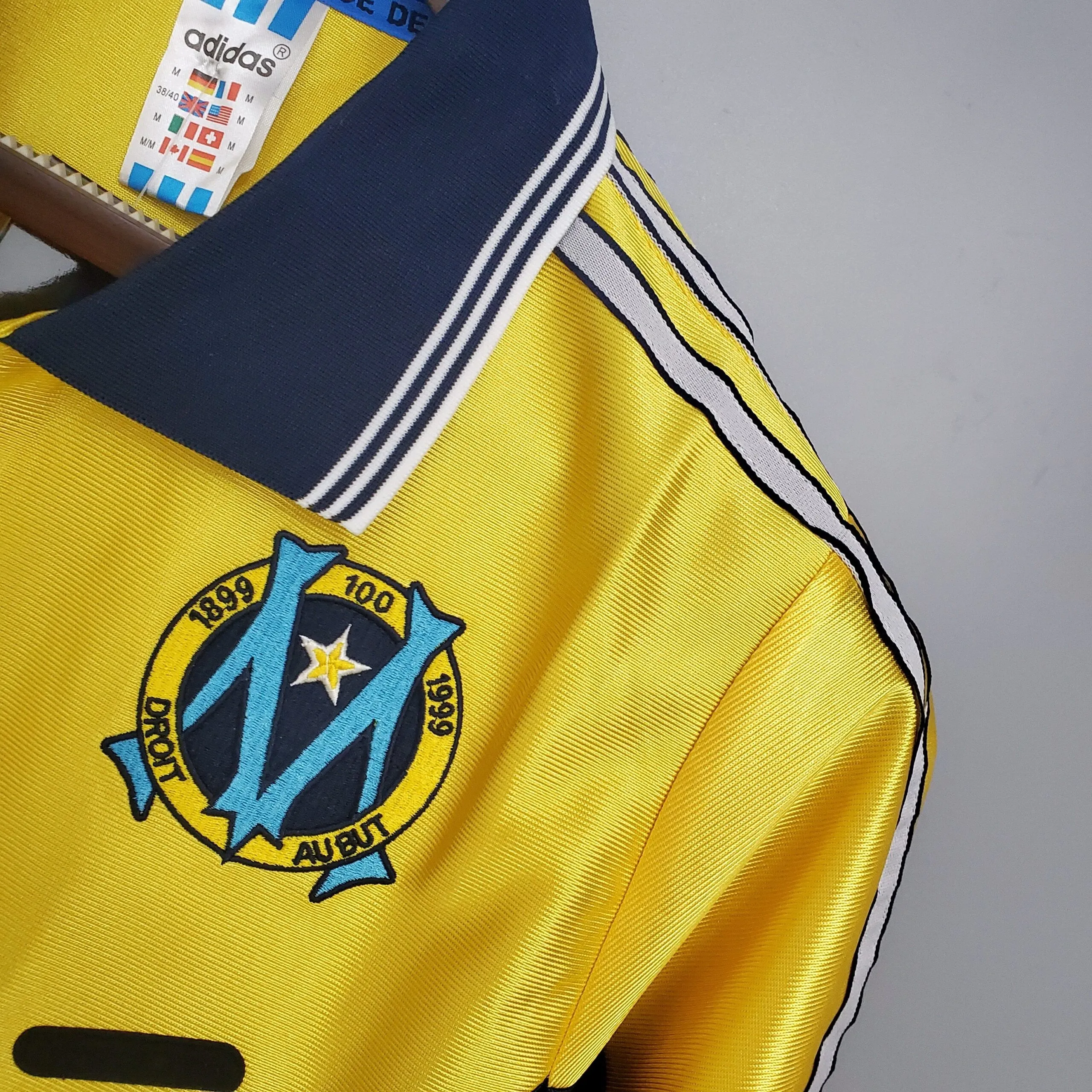 1998-1999 Marseille away retro kit - 图片 4
