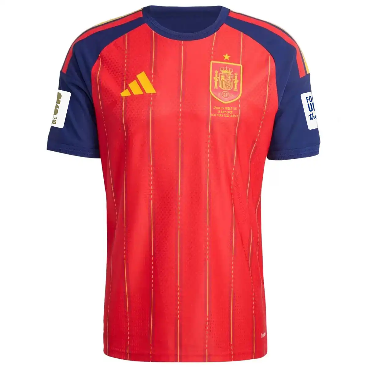Spain Home World Cup Final Version Match Jersey Player Edition 2026