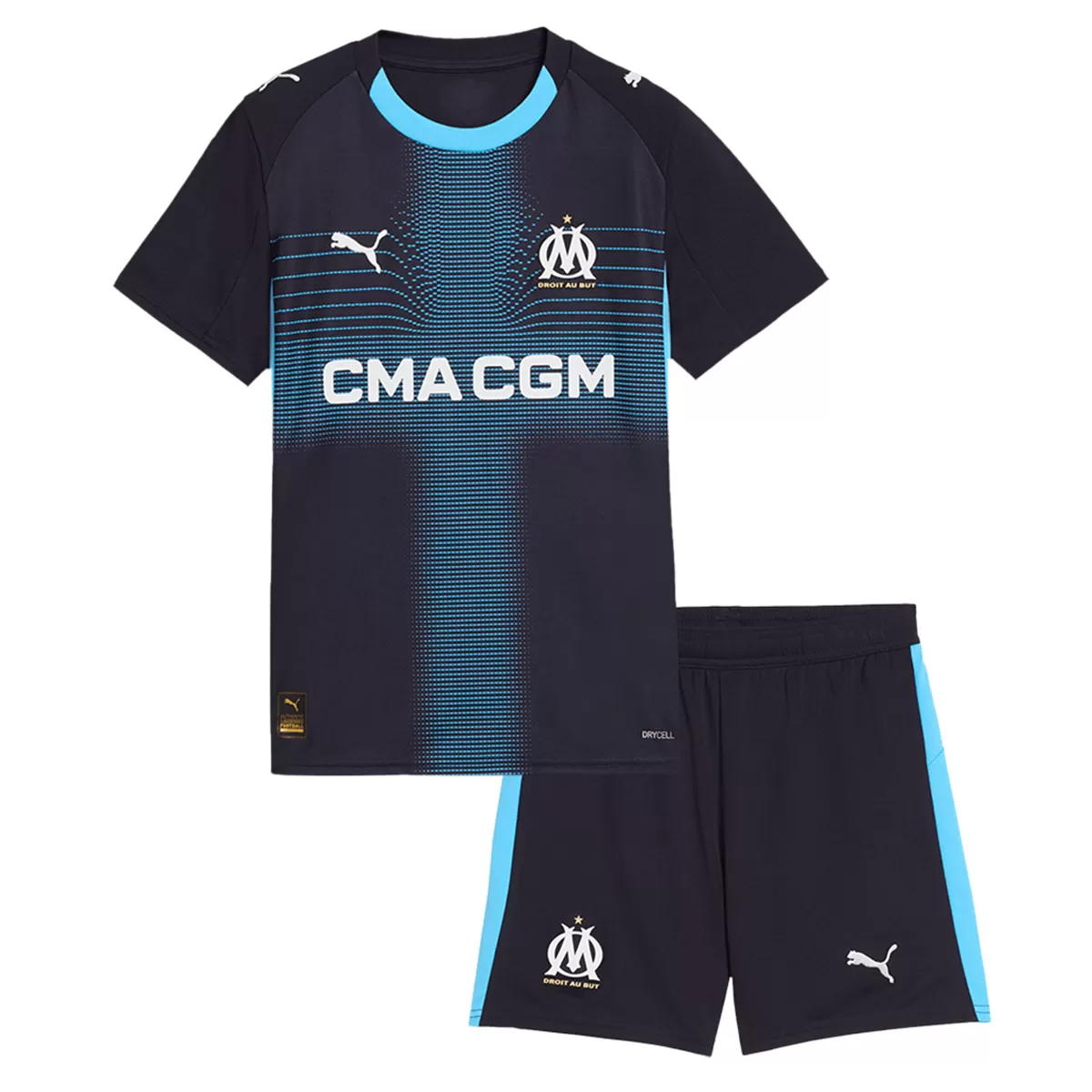 Kids Marseille Away Jersey Kit 2025/26