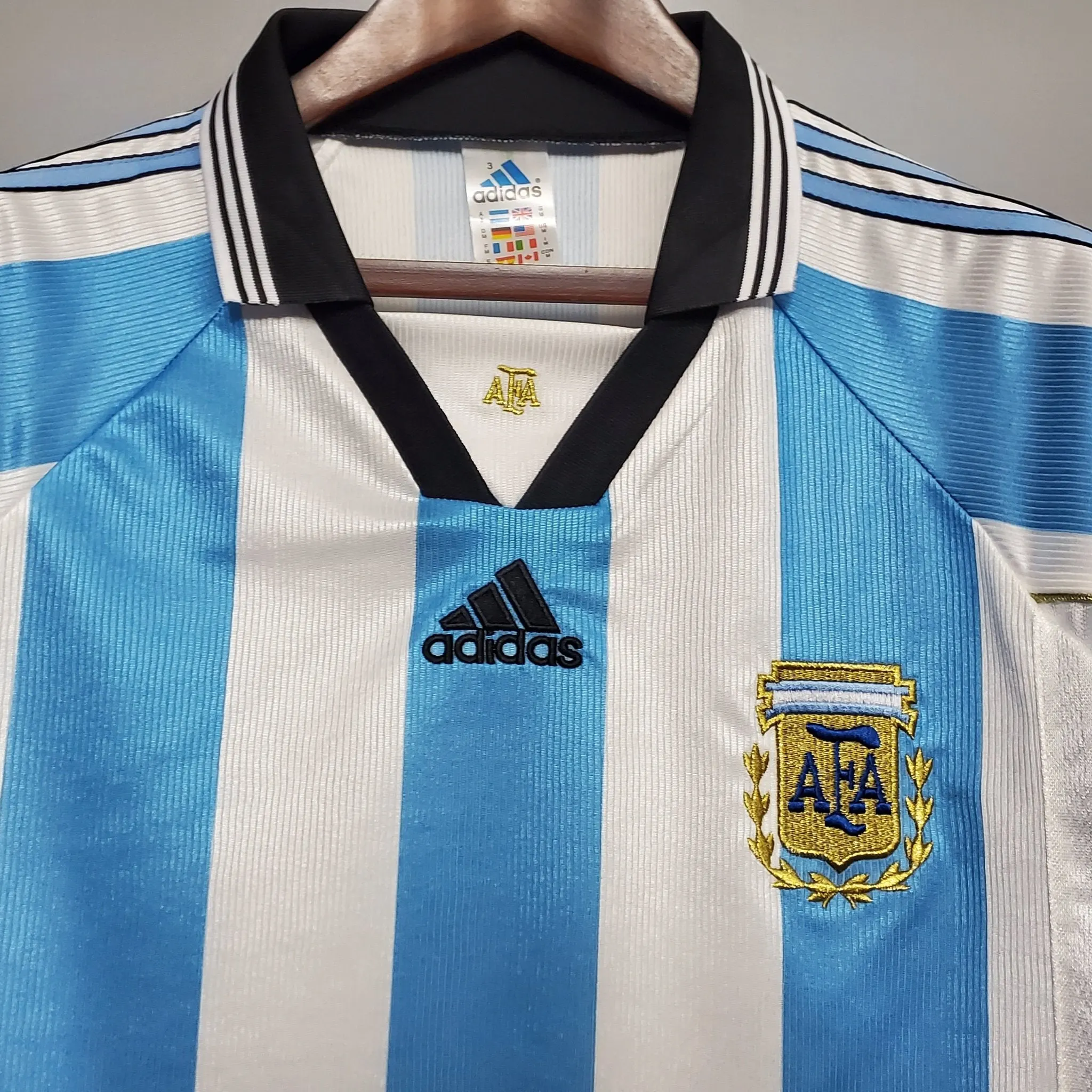 1998 Argentina Home Retro Kit - 图片 4