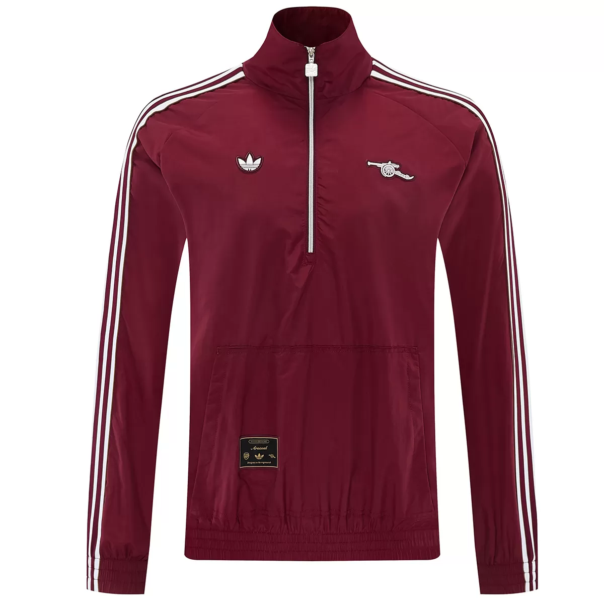 Arsenal 1/2 Zipper Windbreaker Jacket Red 2026/27
