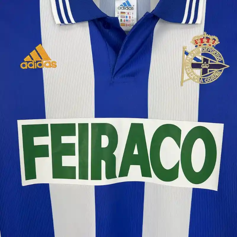 1999-2000 Real Club Deportivo de La Coruña Jersey retro kit - 图片 5