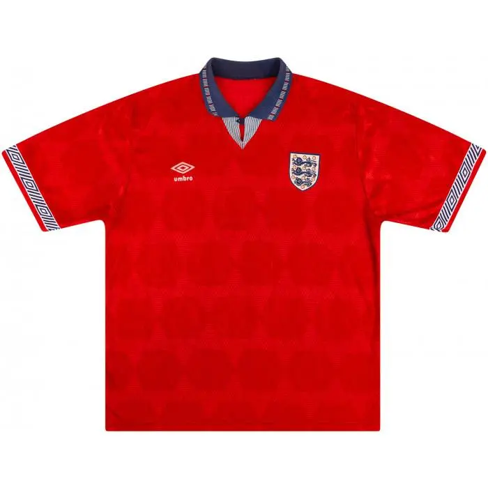 1990 England away kit - 图片 6