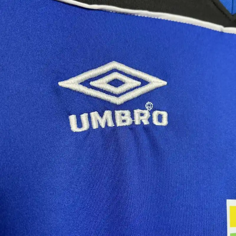 1999 Flamengo Blue Goalkeeper Soccer retro kit - 图片 2