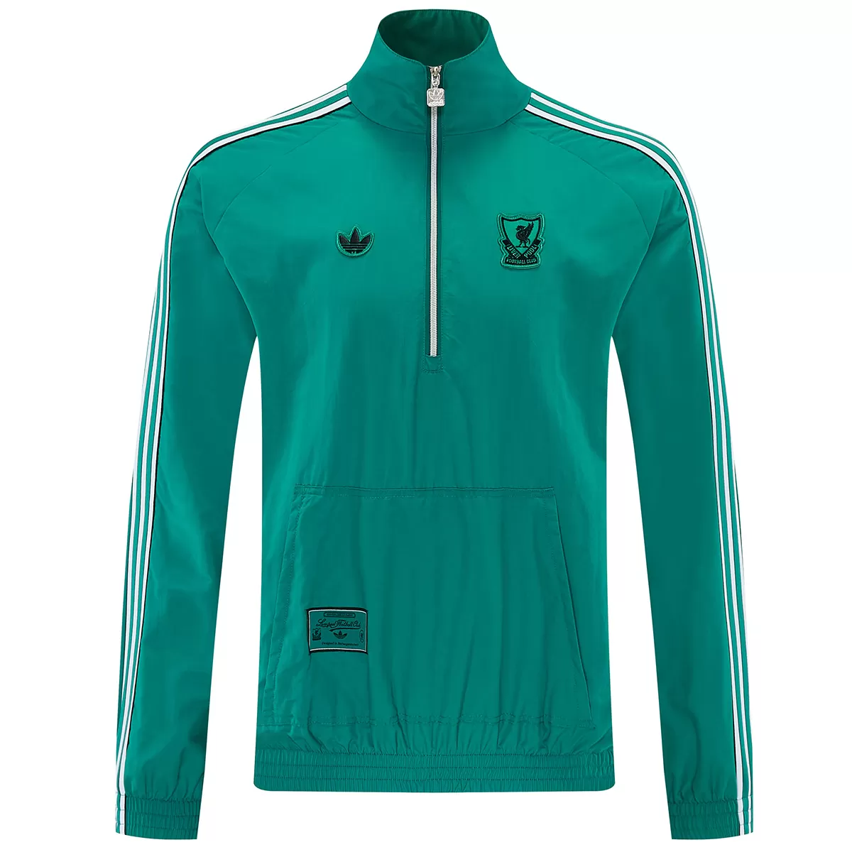 Liverpool 1/2 Zipper Windbreaker Jacket Green 2026/27