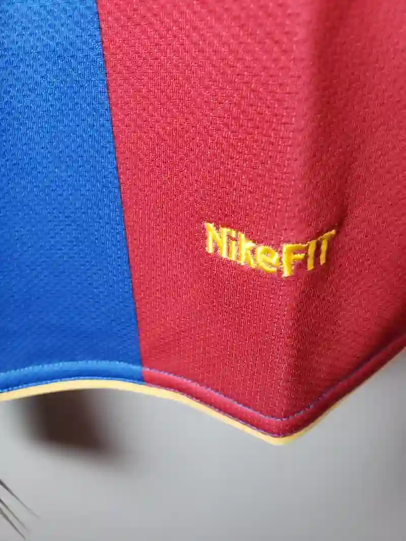 2007-2008 Barcelona Long Sleeve Jersey retro kit - 图片 5
