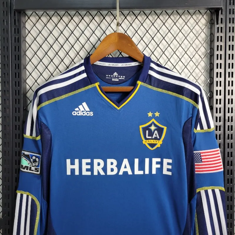 2011-2012 Long Sleeve LA Galaxy Soccer retro kit - 图片 8