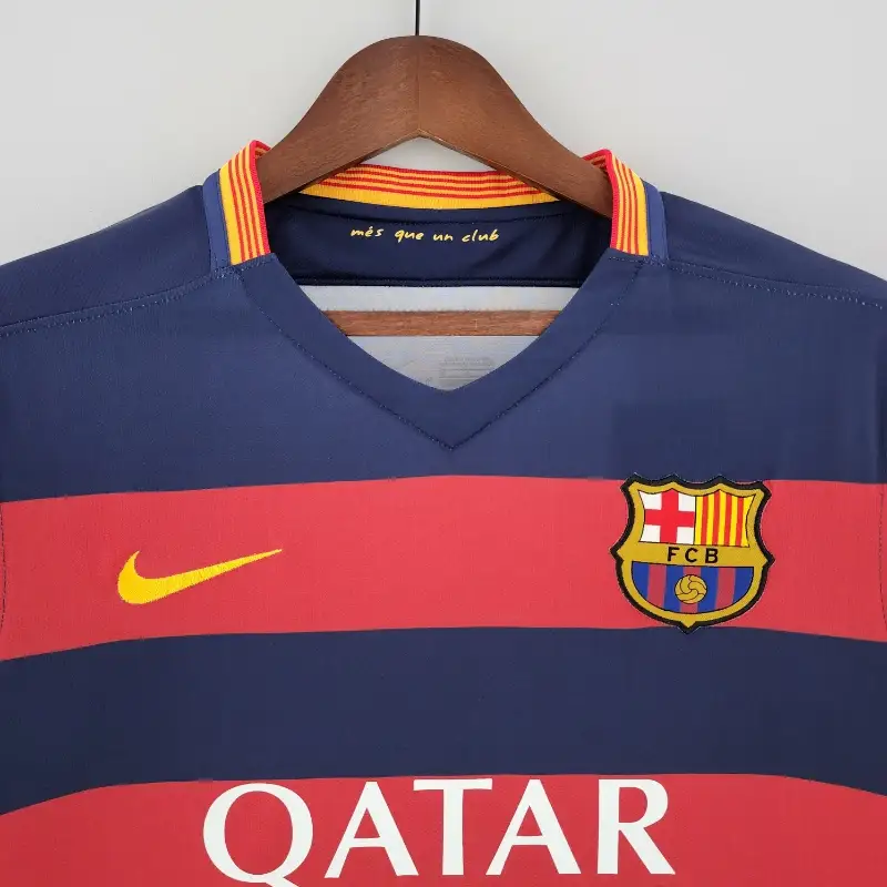 2015-2016 Barcelona Jersey retro kit - 图片 6