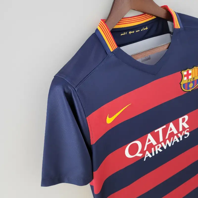 2015-2016 Barcelona Jersey retro kit - 图片 4