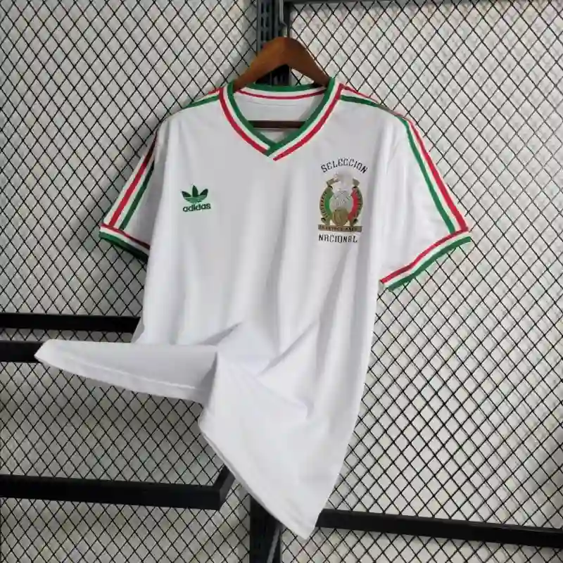 1985 Mexico White Special Edition Soccer retro kit - 图片 6