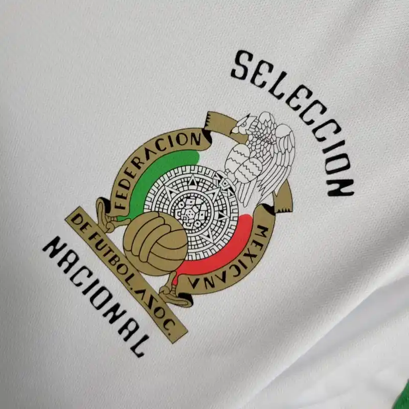1985 Mexico White Special Edition Soccer retro kit - 图片 3
