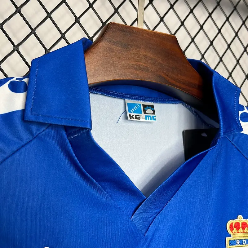 1990-1991 Real Oviedo Jersey retro kit - 图片 4