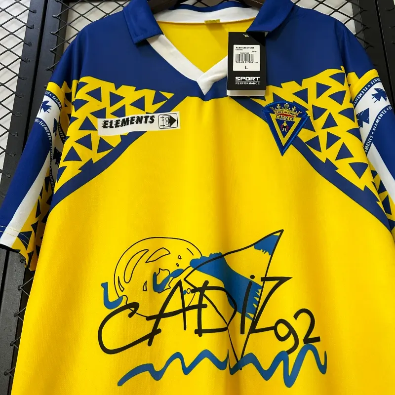 1991-1992 Cádiz Jersey retro kit - 图片 4