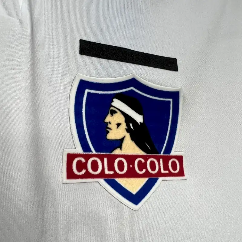 1991 Colo Colo Long Sleeve Jersey retro kit - 图片 3