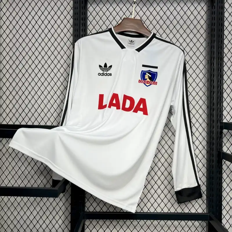 1991 Colo Colo Long Sleeve Jersey retro kit - 图片 7