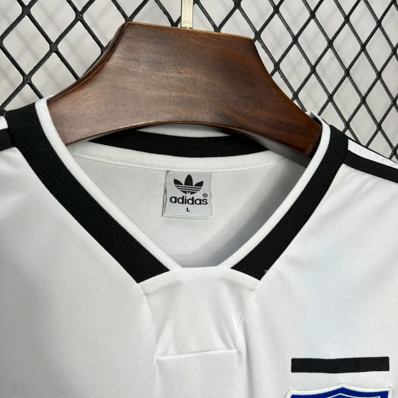 1991 Colo Colo Long Sleeve Jersey retro kit - 图片 4