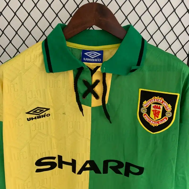 1992-1994 Long Sleeve Manchester United Jersey retro kit - 图片 4