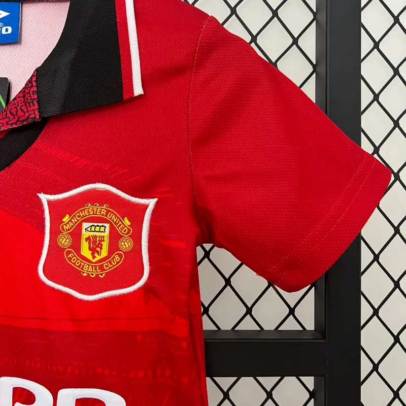 1994-1996 Kids Manchester United Jersey retro kit - 图片 5