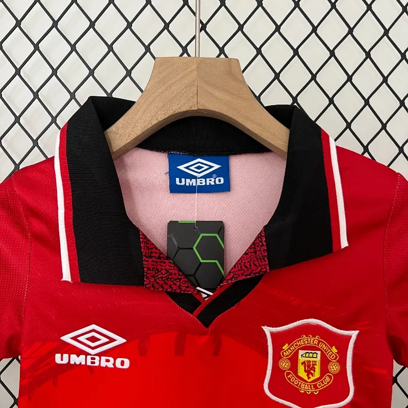 1994-1996 Kids Manchester United Jersey retro kit - 图片 4