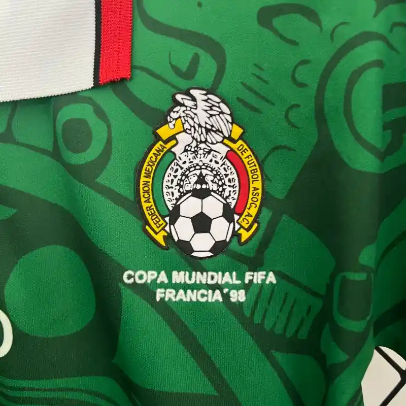 1998 Kids Mexico Jersey retro kit - 图片 3