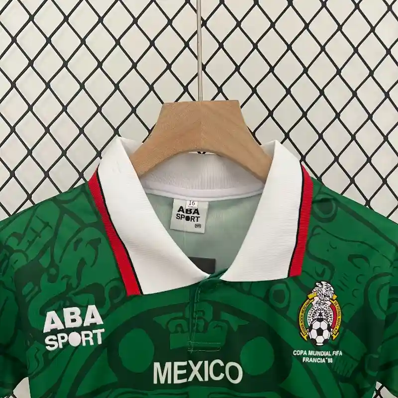 1998 Kids Mexico Jersey retro kit - 图片 4