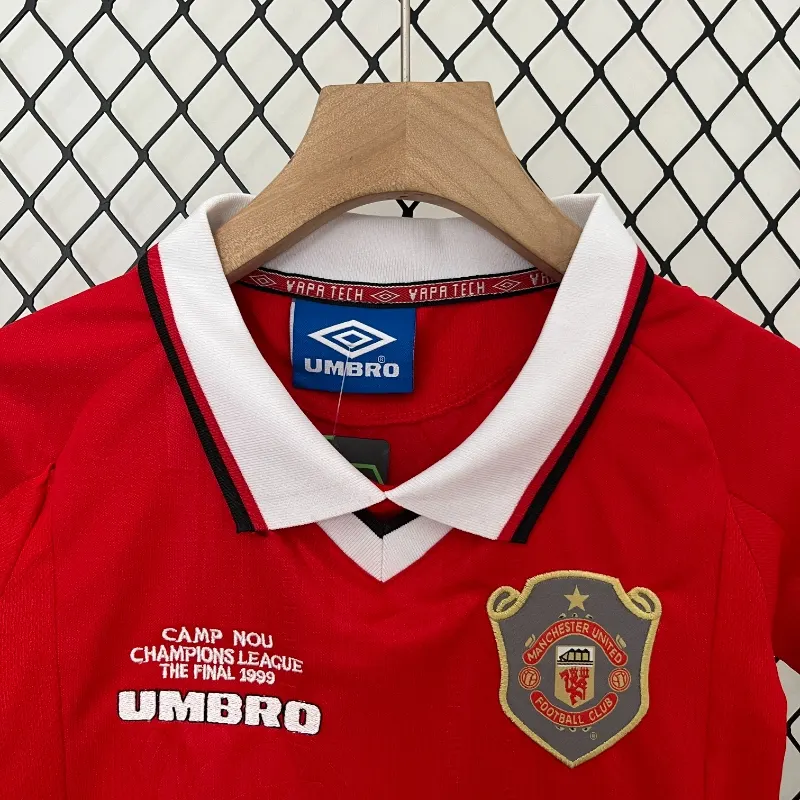 1999-2000 Kids Manchester United Jersey retro kit - 图片 4