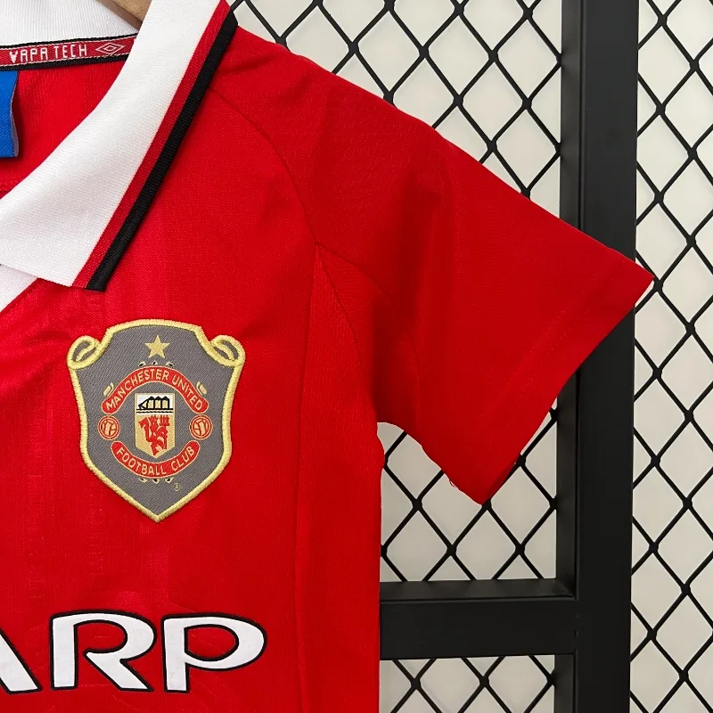1999-2000 Kids Manchester United Jersey retro kit - 图片 5