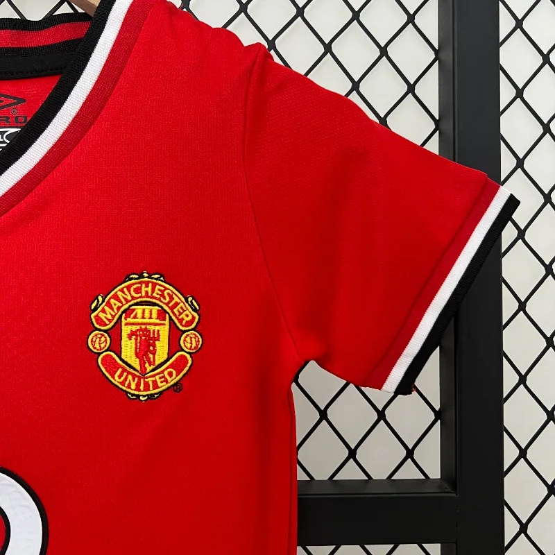 2000-2001 Kids Manchester United Jersey retro kit - 图片 5