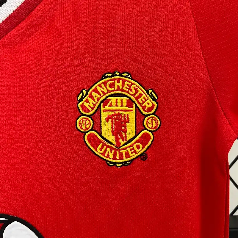 2000-2001 Kids Manchester United Jersey retro kit - 图片 3