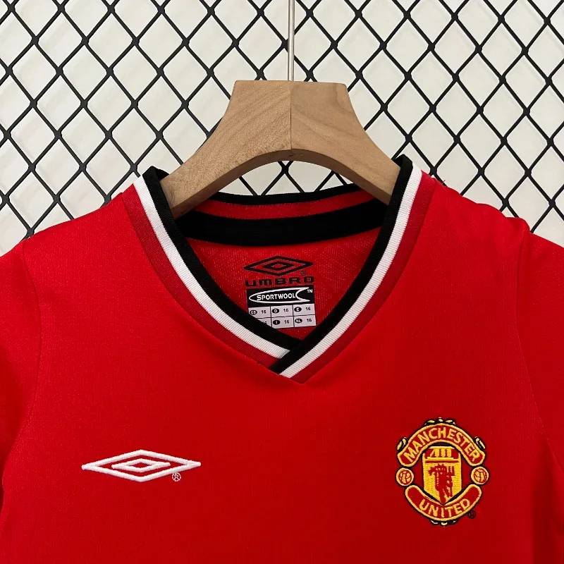 2000-2001 Kids Manchester United Jersey retro kit - 图片 4