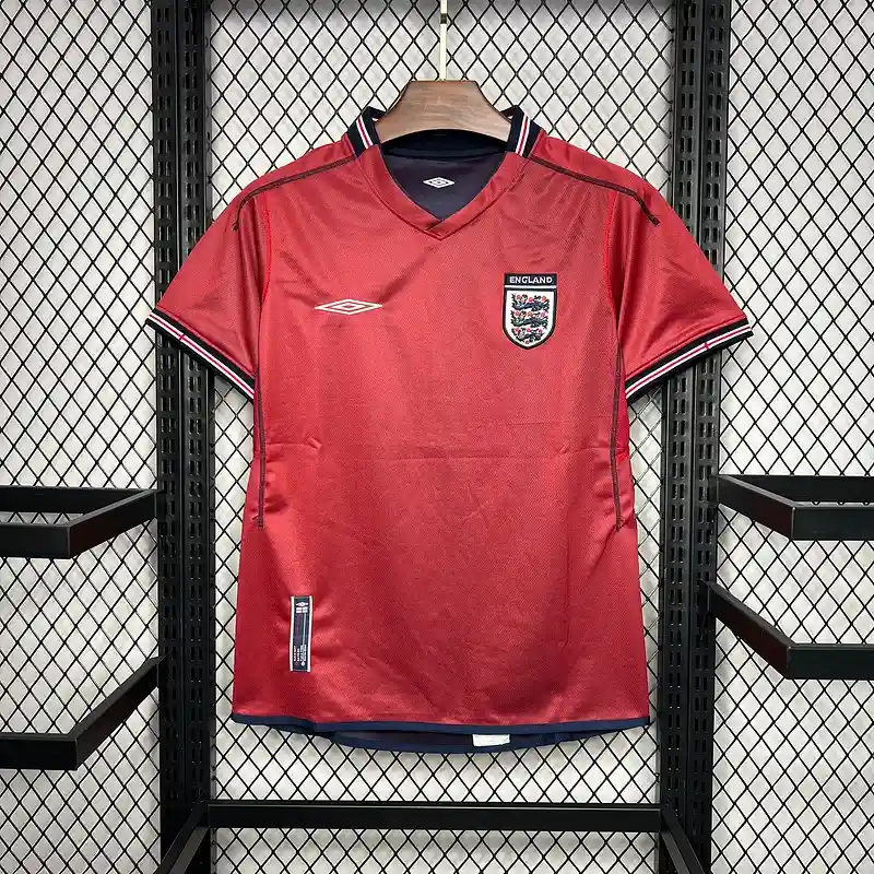 2002 England Away Jersey retro kit
