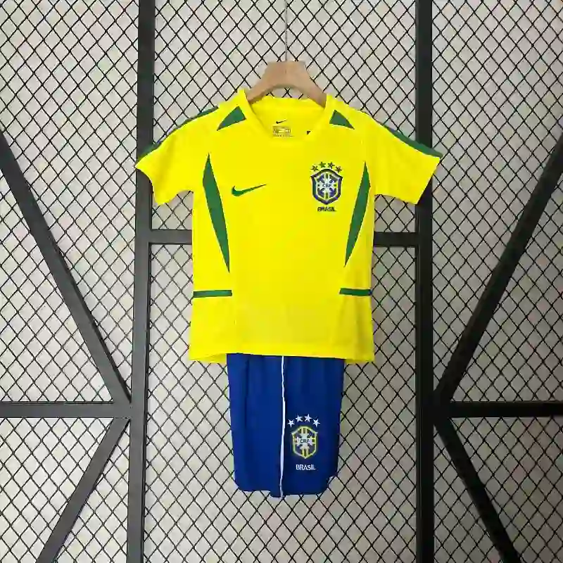 2002 Kids Brazil Jersey retro kit