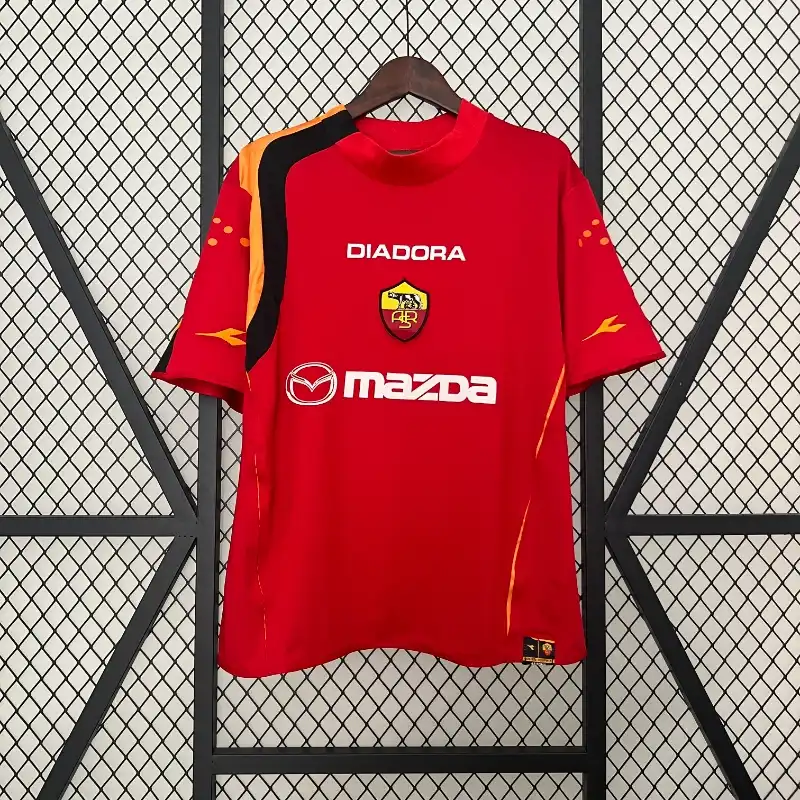 2004-2005 Roma Jersey retro kit