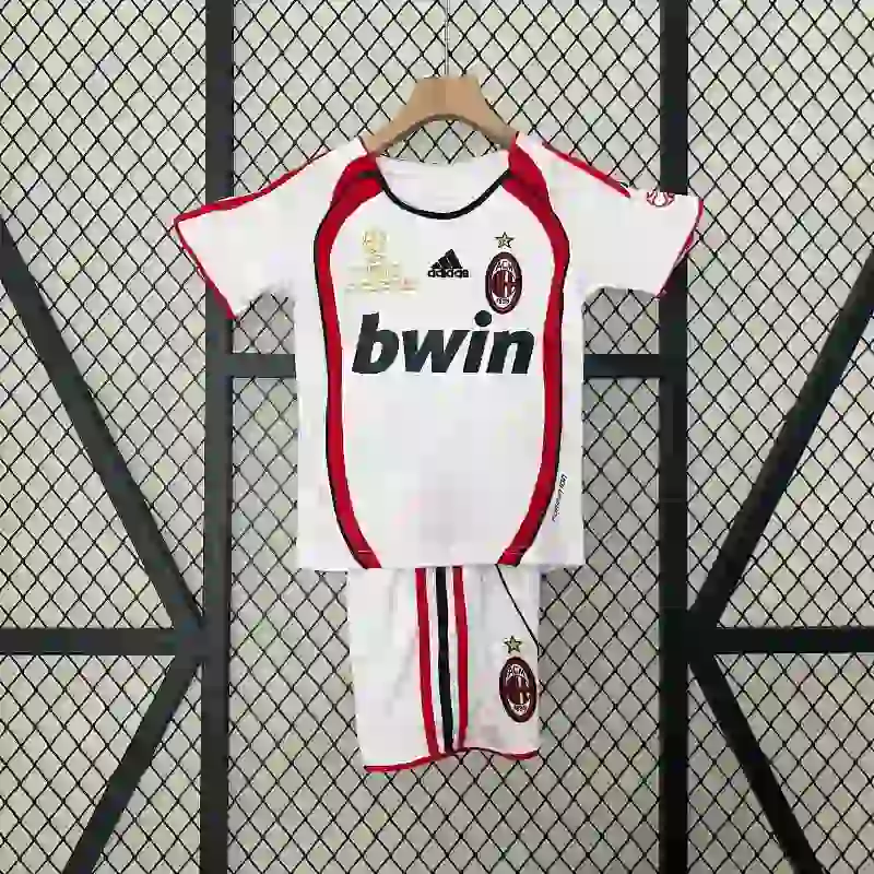 2006-2007 Kids AC Milan Away Jersey retro kit