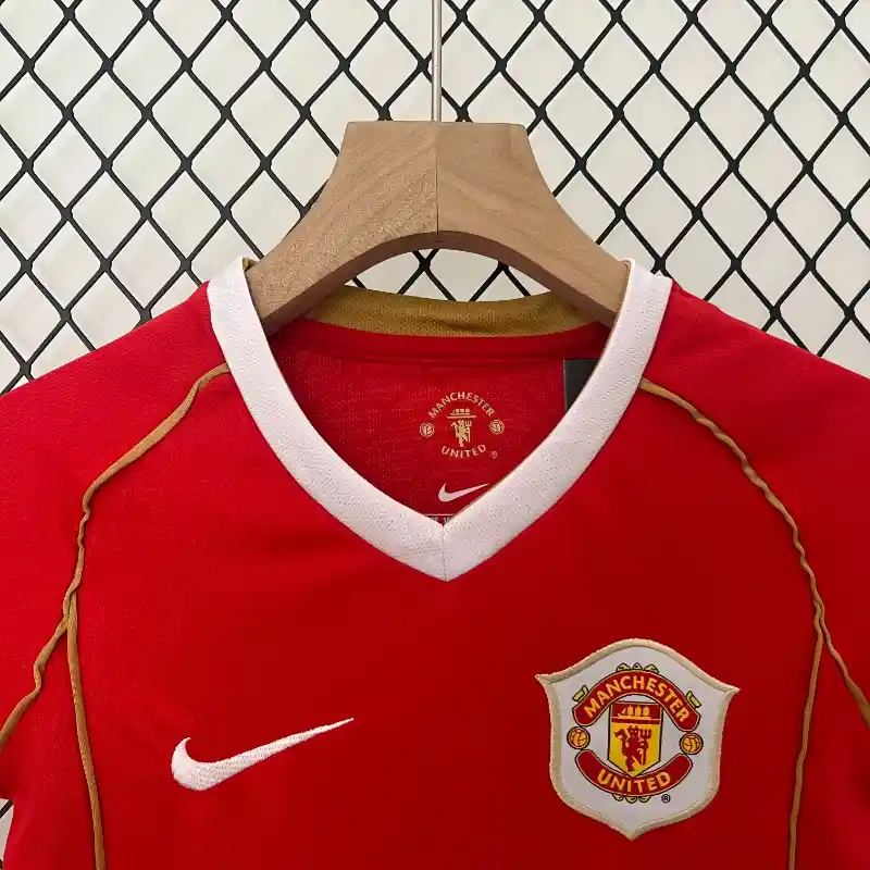 2006-2007 Kids Manchester United Jersey retro kit - 图片 4