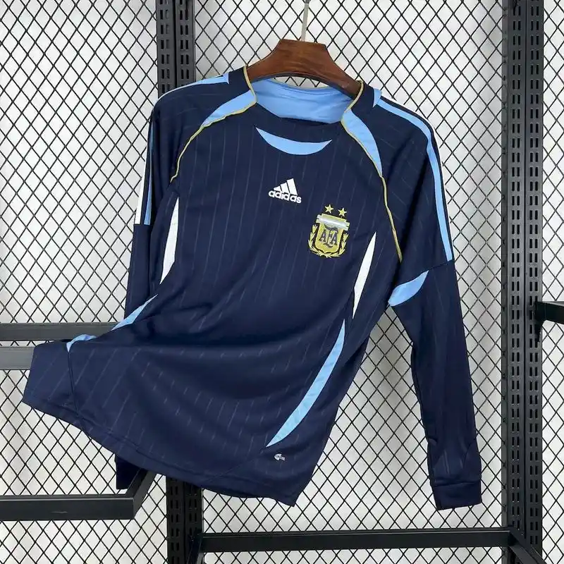 2006 Argentina Long Sleeve Away Jersey retro kit