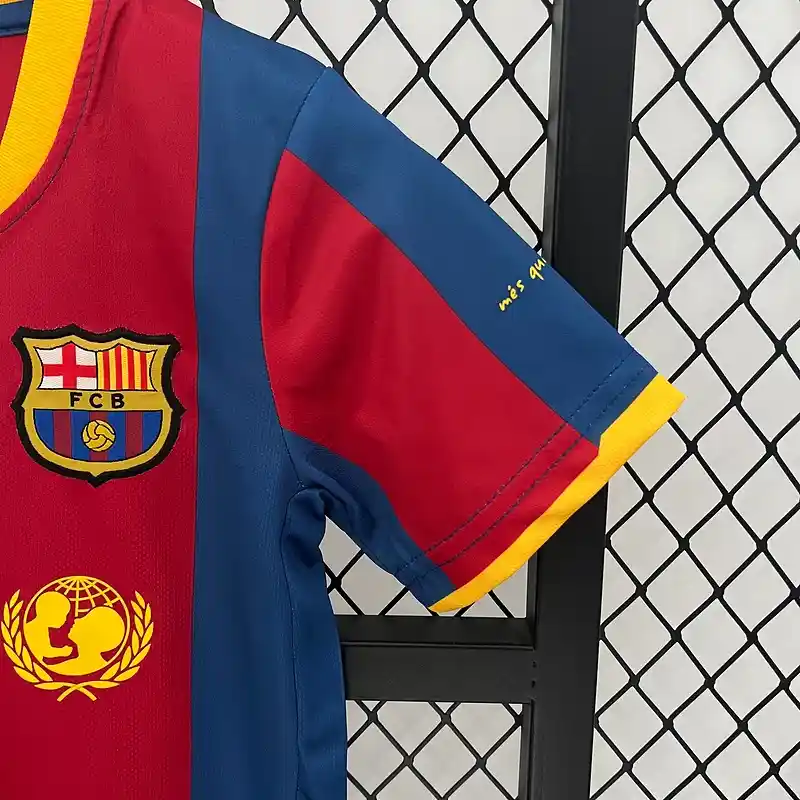 2010-2011 Kids Barcelona Jersey retro kit - 图片 5