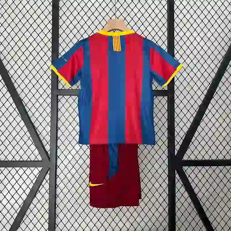 2010-2011 Kids Barcelona Jersey retro kit - 图片 8