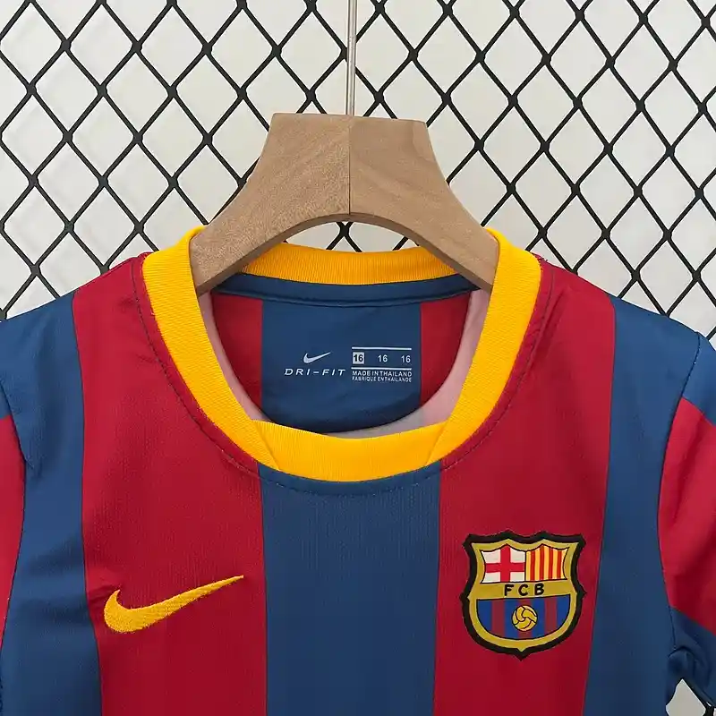 2010-2011 Kids Barcelona Jersey retro kit - 图片 4