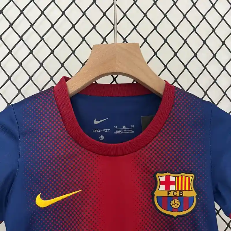 2012-2013 Kids Barcelona Jersey retro kit - 图片 4