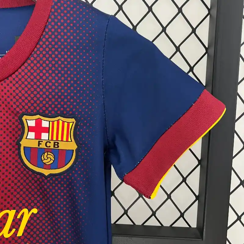 2012-2013 Kids Barcelona Jersey retro kit - 图片 5