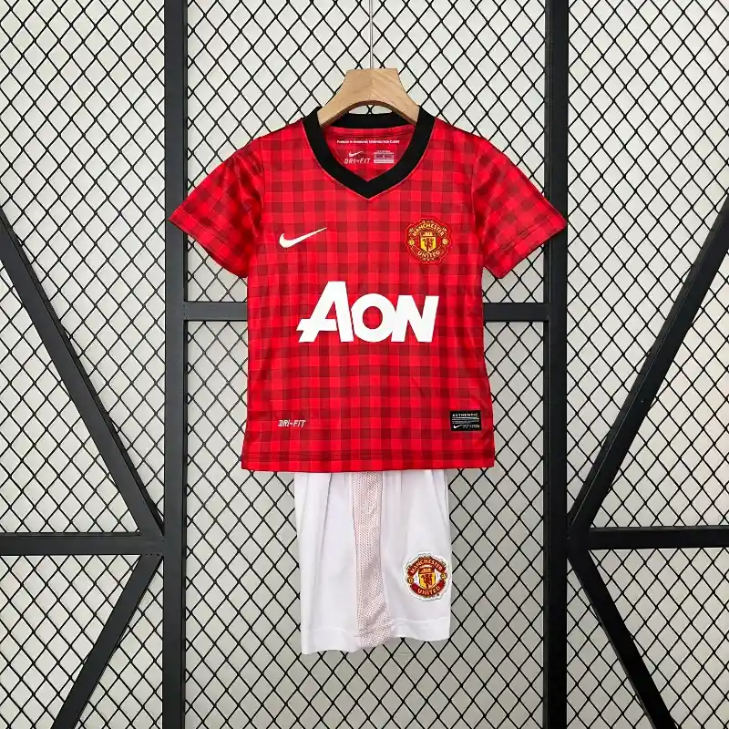 2012-2013 Kids Manchester United Jersey retro kit