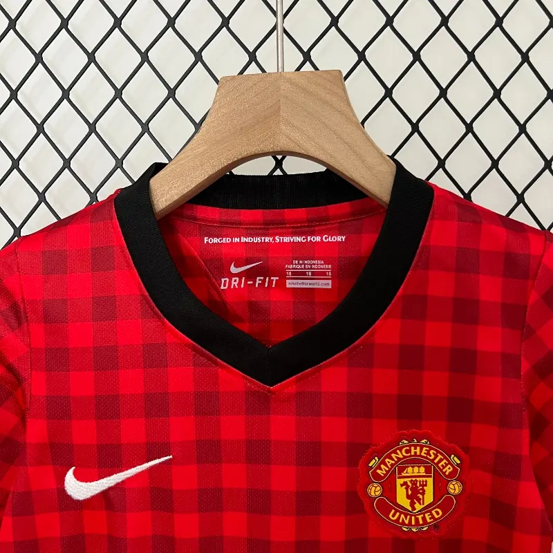2012-2013 Kids Manchester United Jersey retro kit - 图片 4