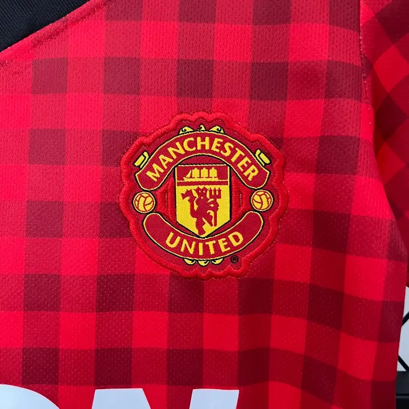 2012-2013 Kids Manchester United Jersey retro kit - 图片 3