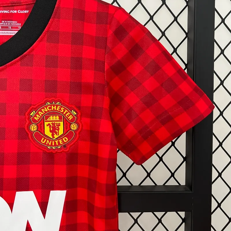 2012-2013 Kids Manchester United Jersey retro kit - 图片 5