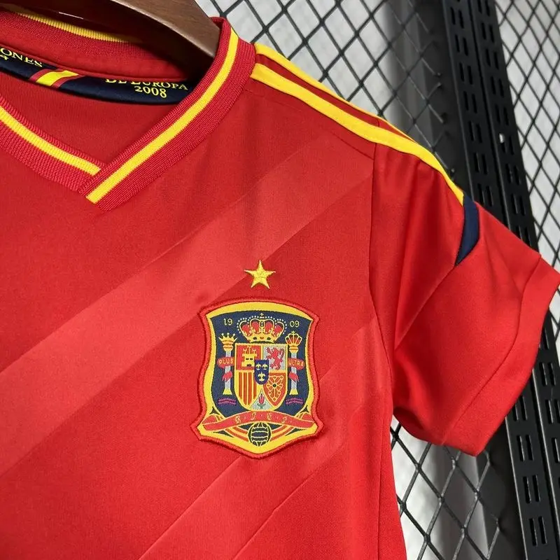 2012 Kids Spain Jersey retro kit - 图片 5