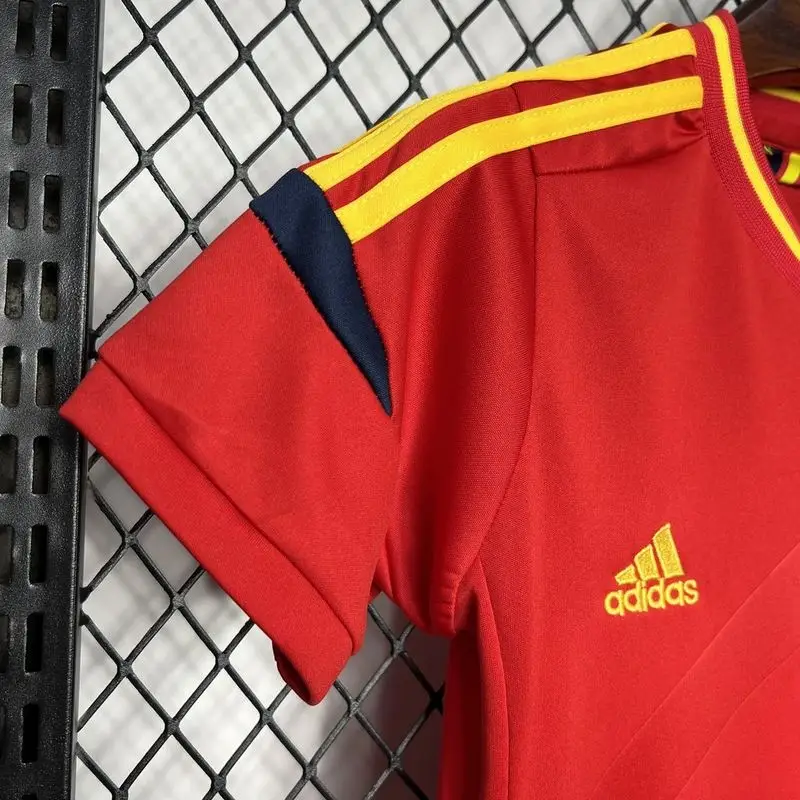 2012 Kids Spain Jersey retro kit - 图片 3