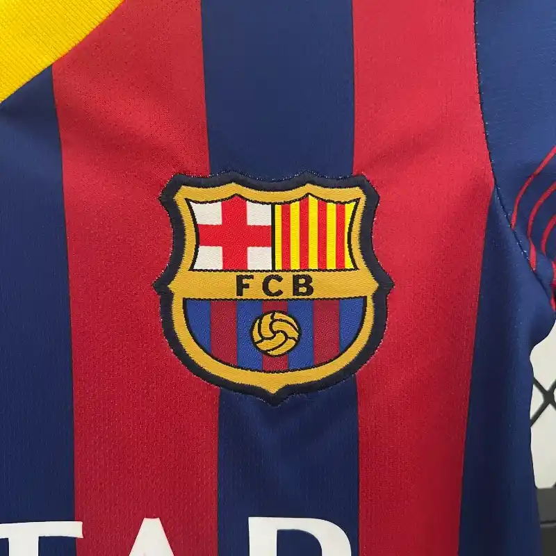 2013-2014 Kids Barcelona Jersey retro kit - 图片 3