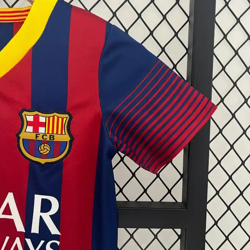 2013-2014 Kids Barcelona Jersey retro kit - 图片 5