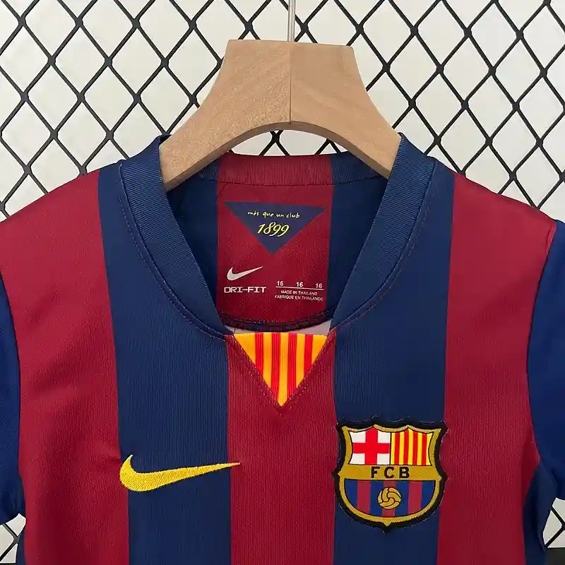 2014-2015 Kids Barcelona Jersey retro kit - 图片 4